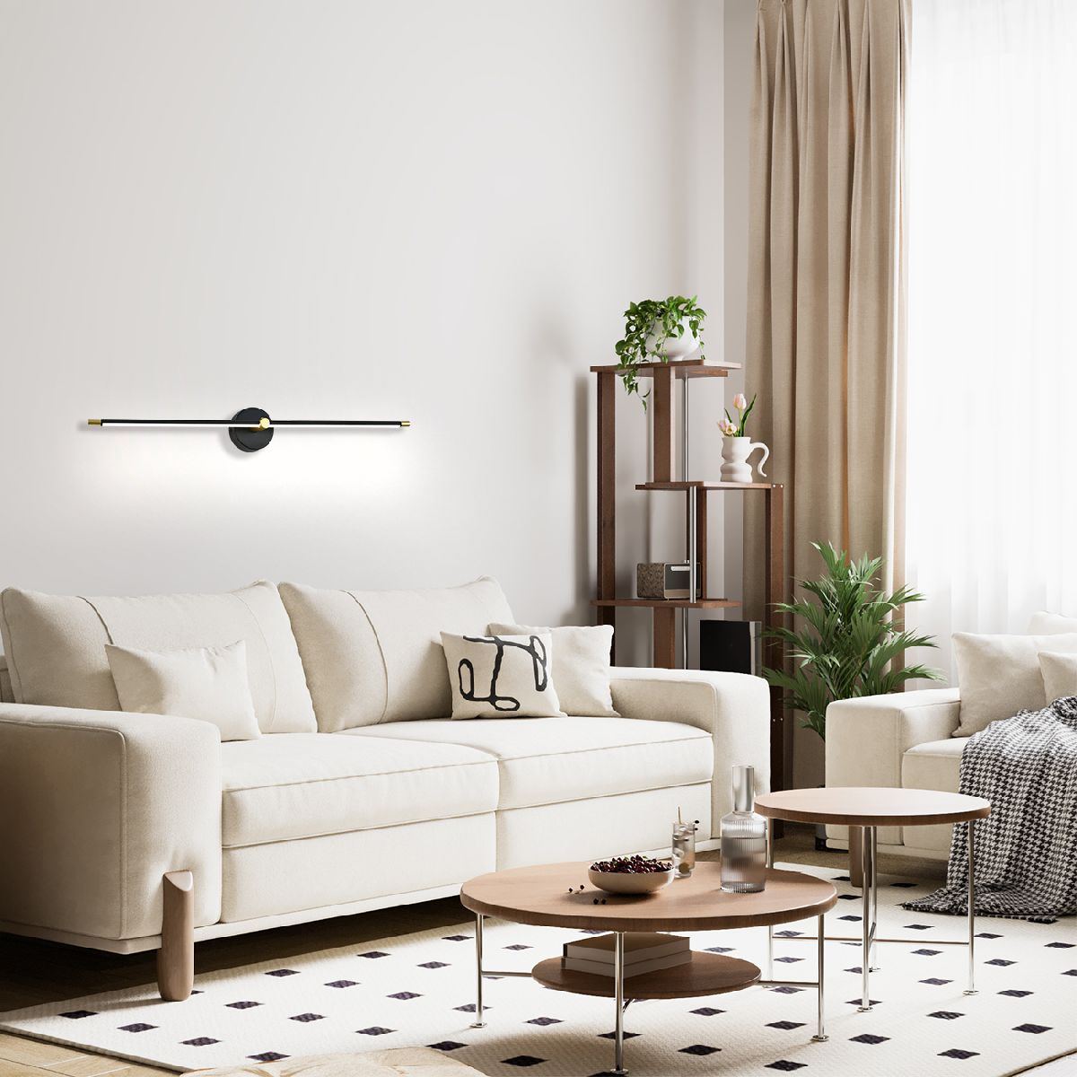 настенный светильник escada focus 10289/1led black