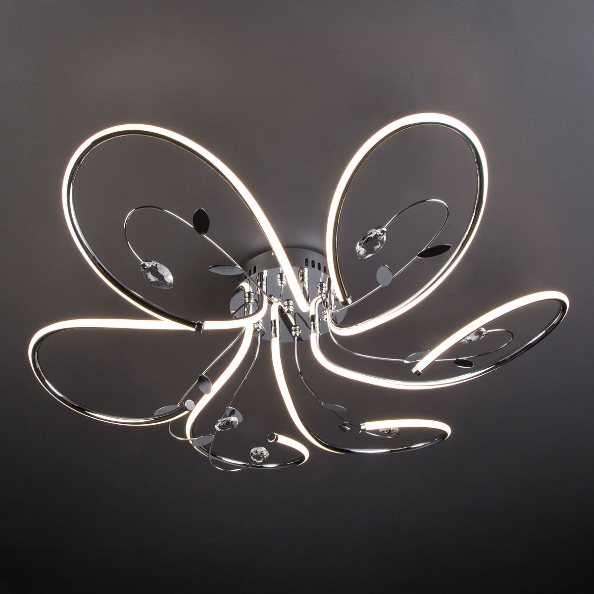 потолочная люстра eurosvet venzel 90082/6 хром