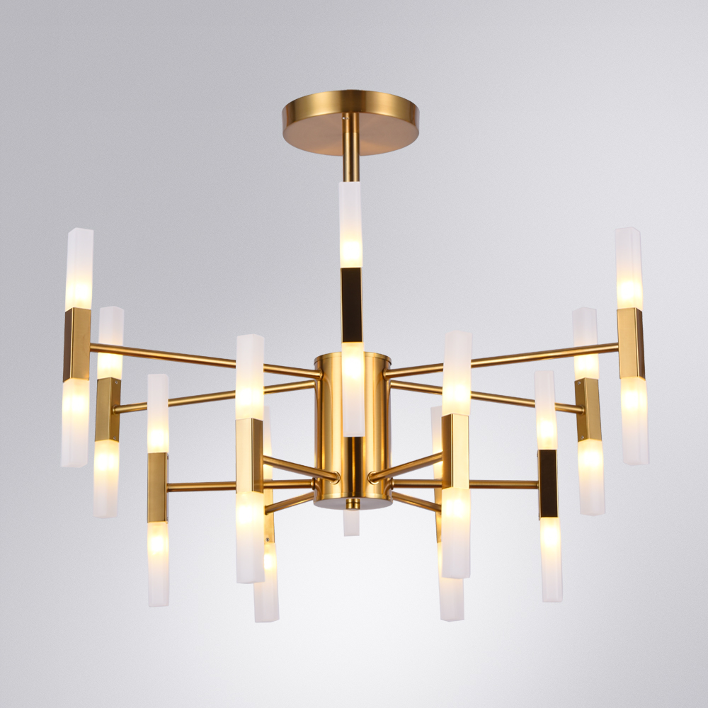 люстра на штанге arte lamp ramona a7410pl-24pb