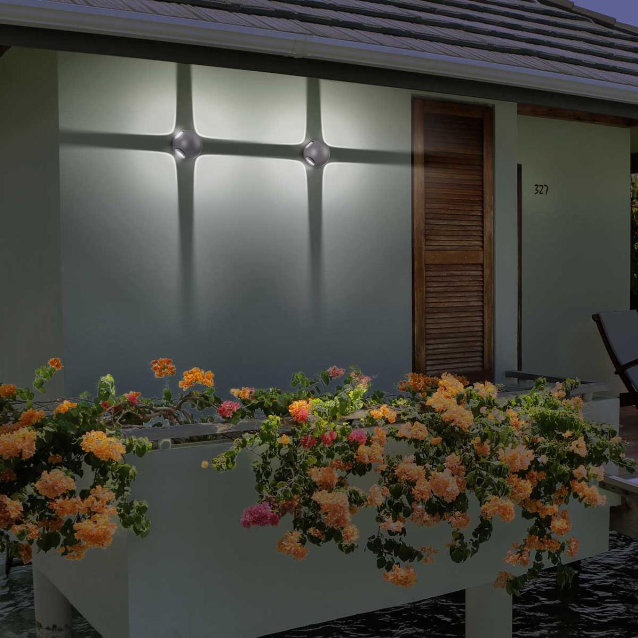 уличный настенный светодиодный светильник novotech street calle 358464