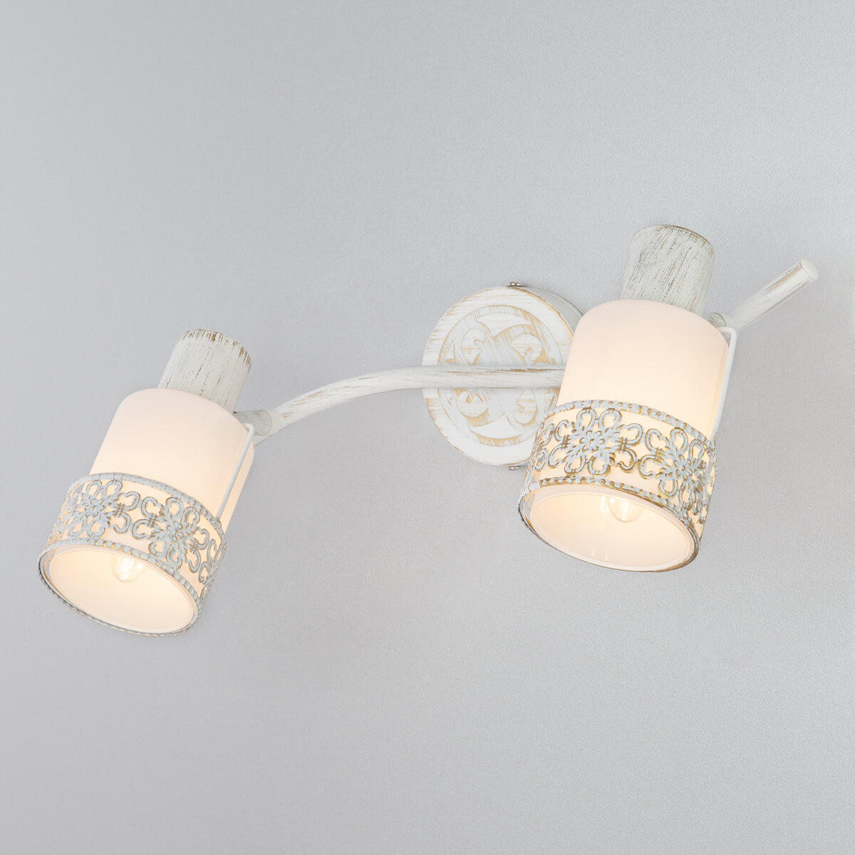 спот eurosvet 20025/2 белый с золотом