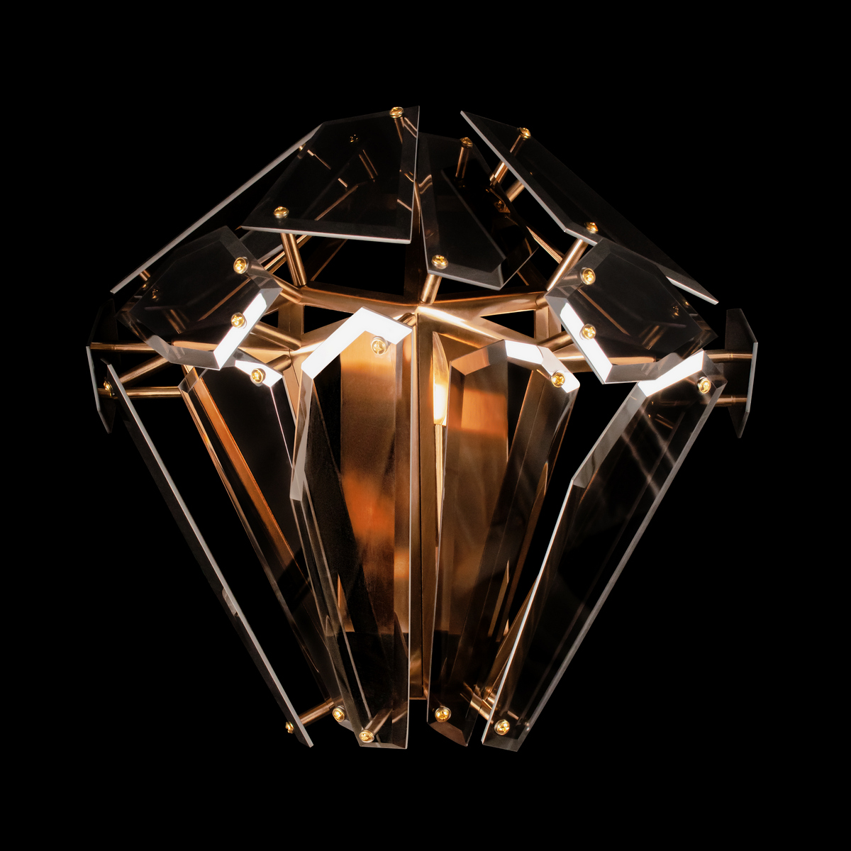 настенный светильник loft it shard 10432w smoke