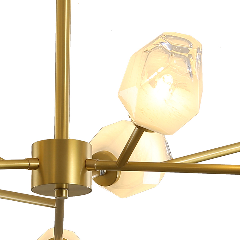 люстра на штанге delight collection km1245p-9 brass