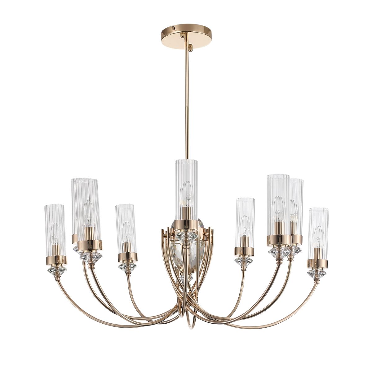 люстра на штанге st luce элегра sl1402.203.10