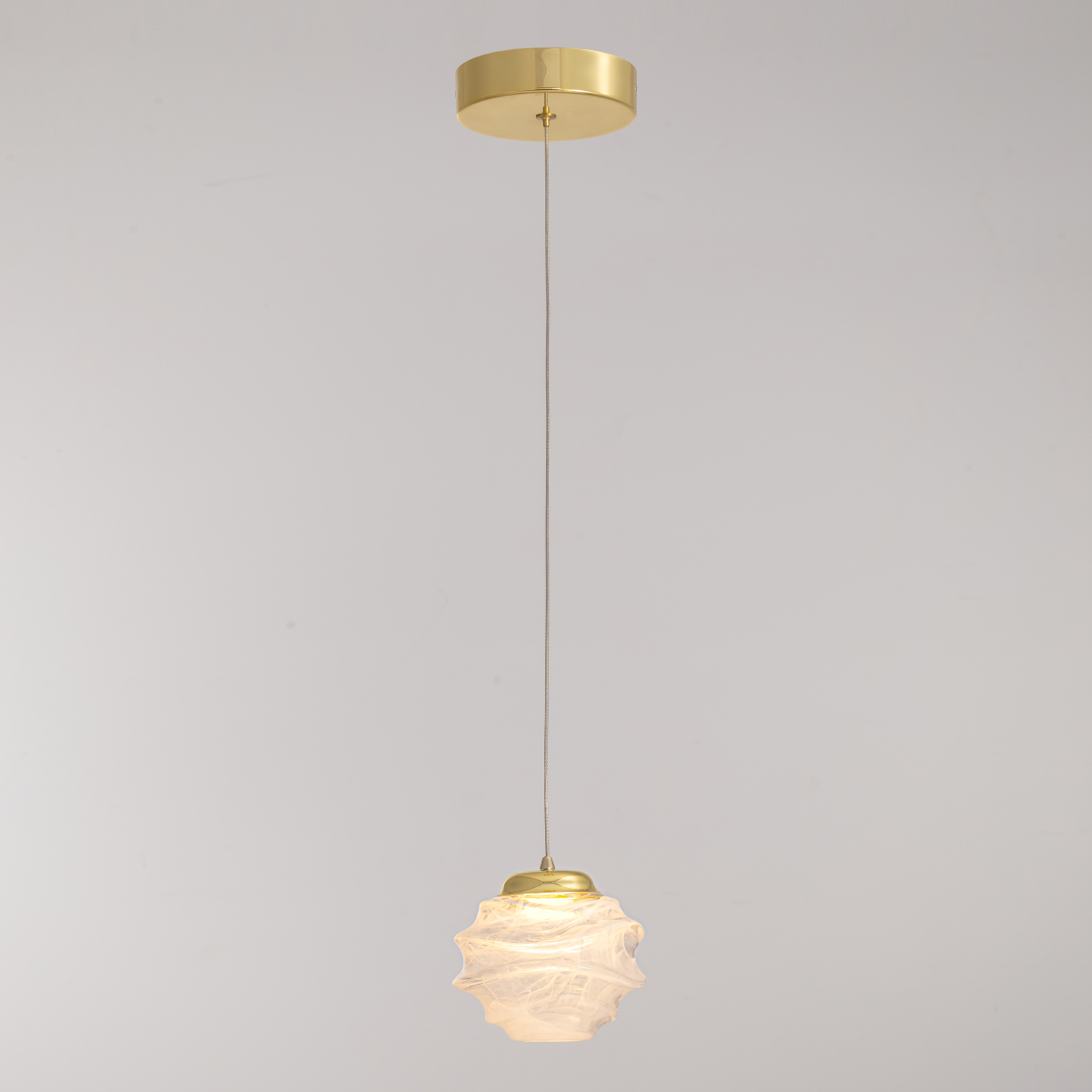 подвесной светильник delight collection md25030003-1a gold/clear