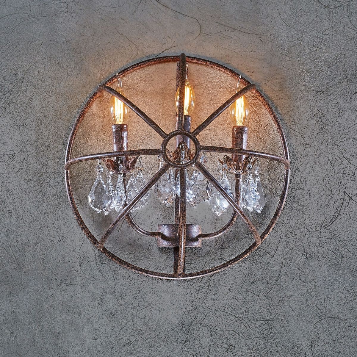 бра loft it foucaults orb crystal loft1897w