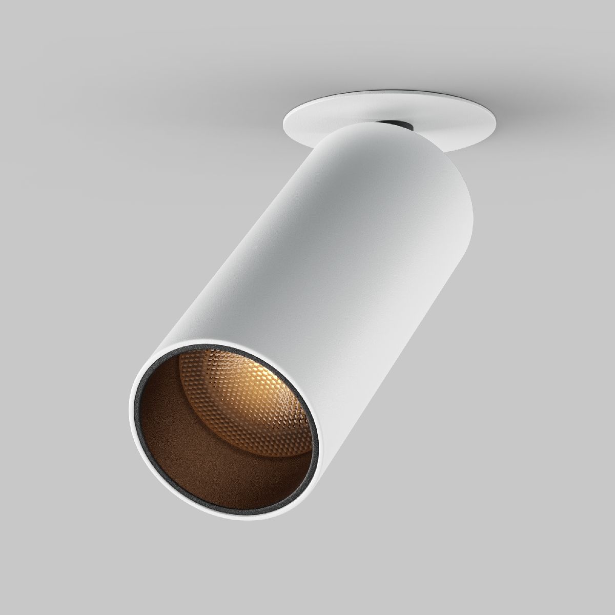 встраиваемый спот maytoni focus led c053cl-l12w2.7k-w-w