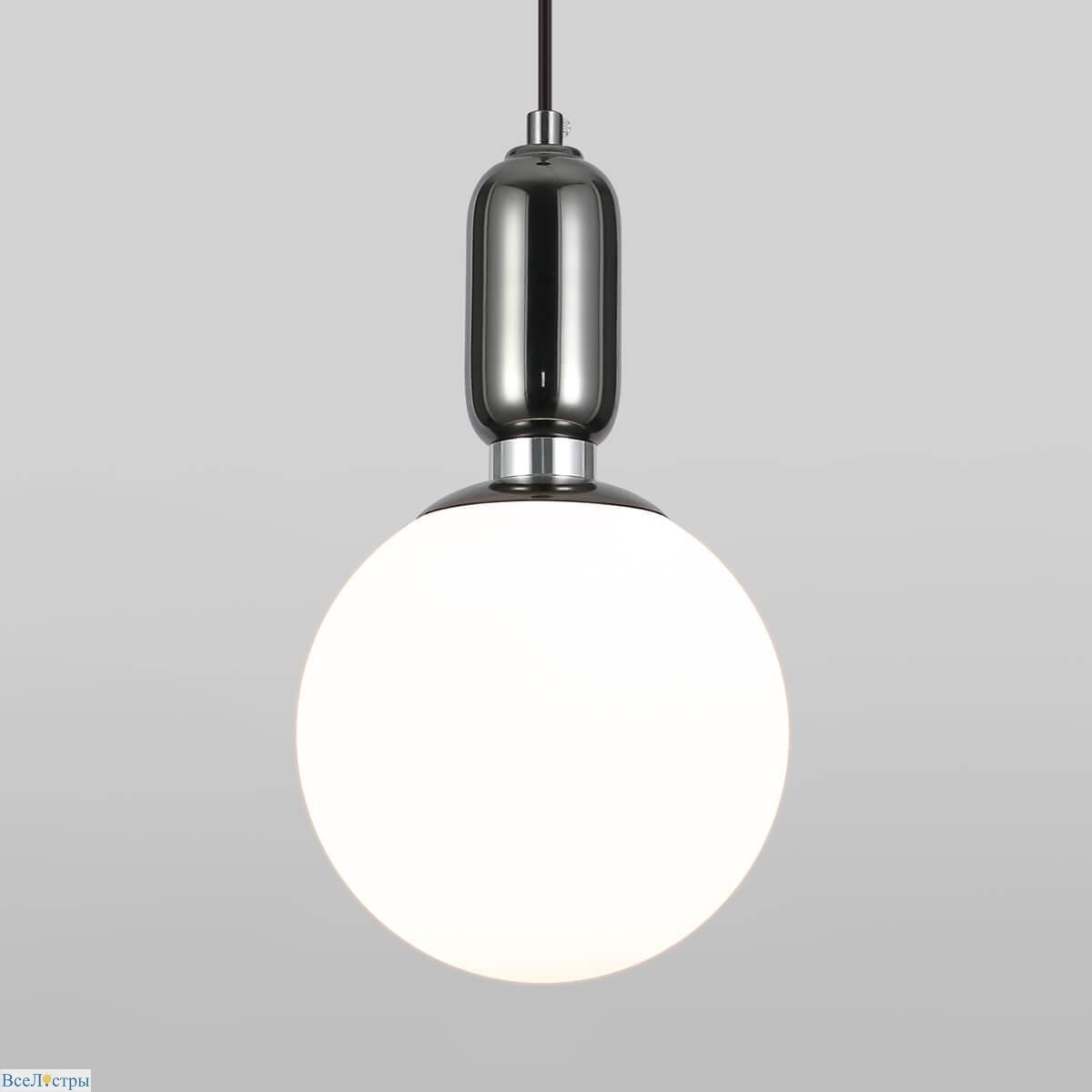 подвесной светильник eurosvet bubble 50197/1 черный жемчуг