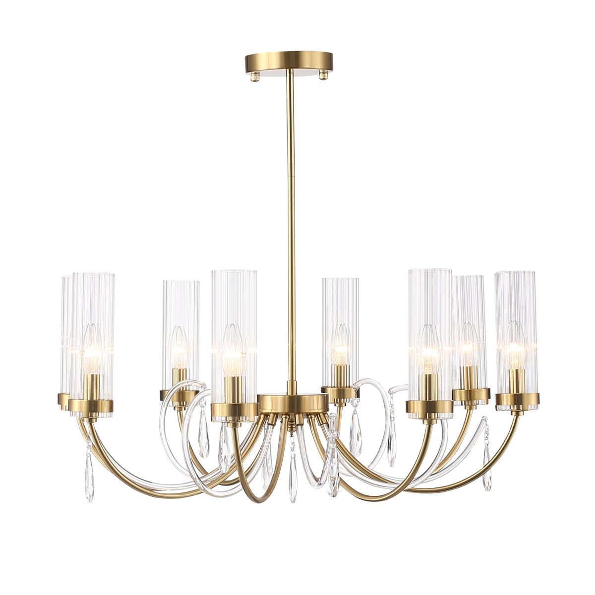 люстра на штанге st luce иллюмиа sl1400.303.08