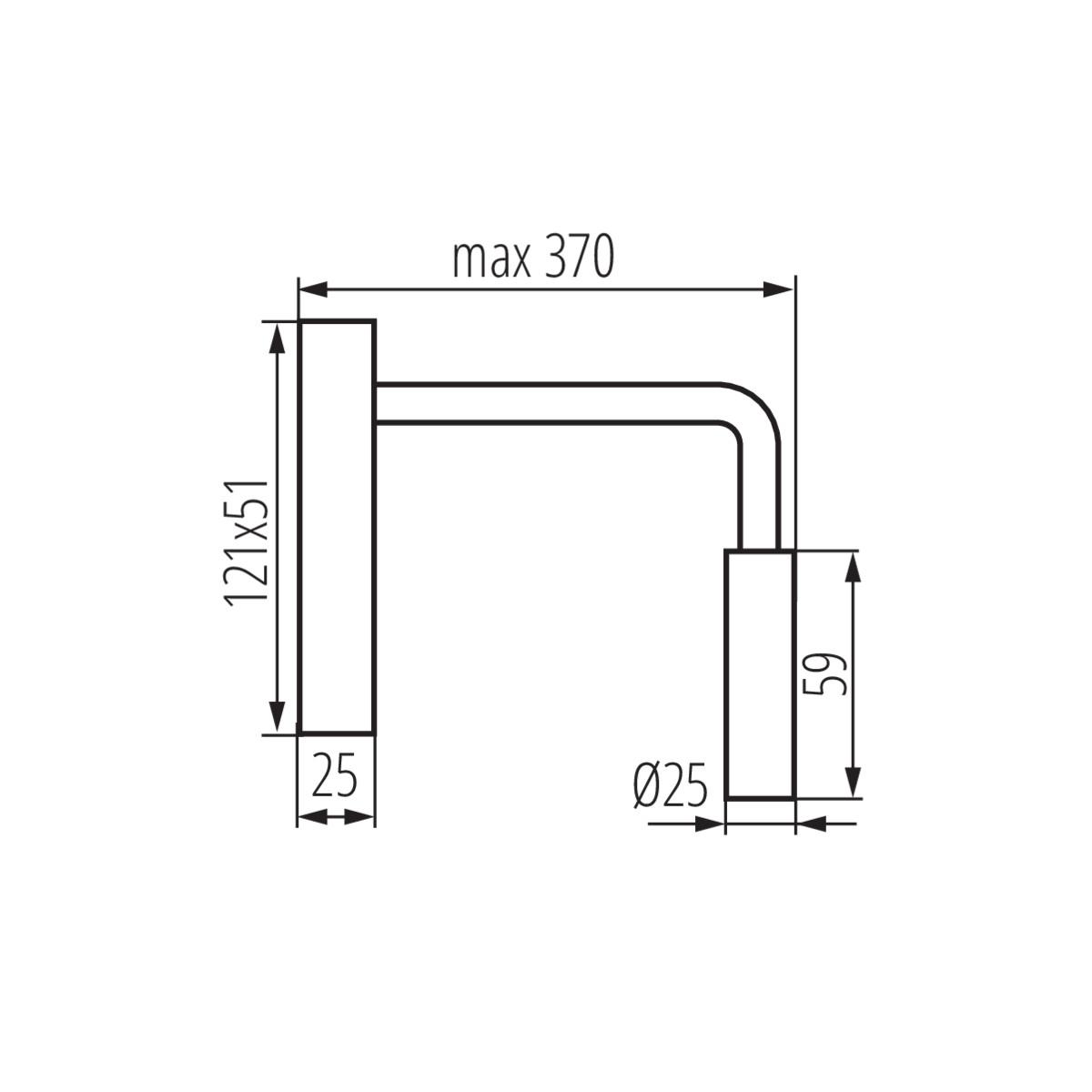 настенный светодиодный светильник kanlux tonil ii led b 32522
