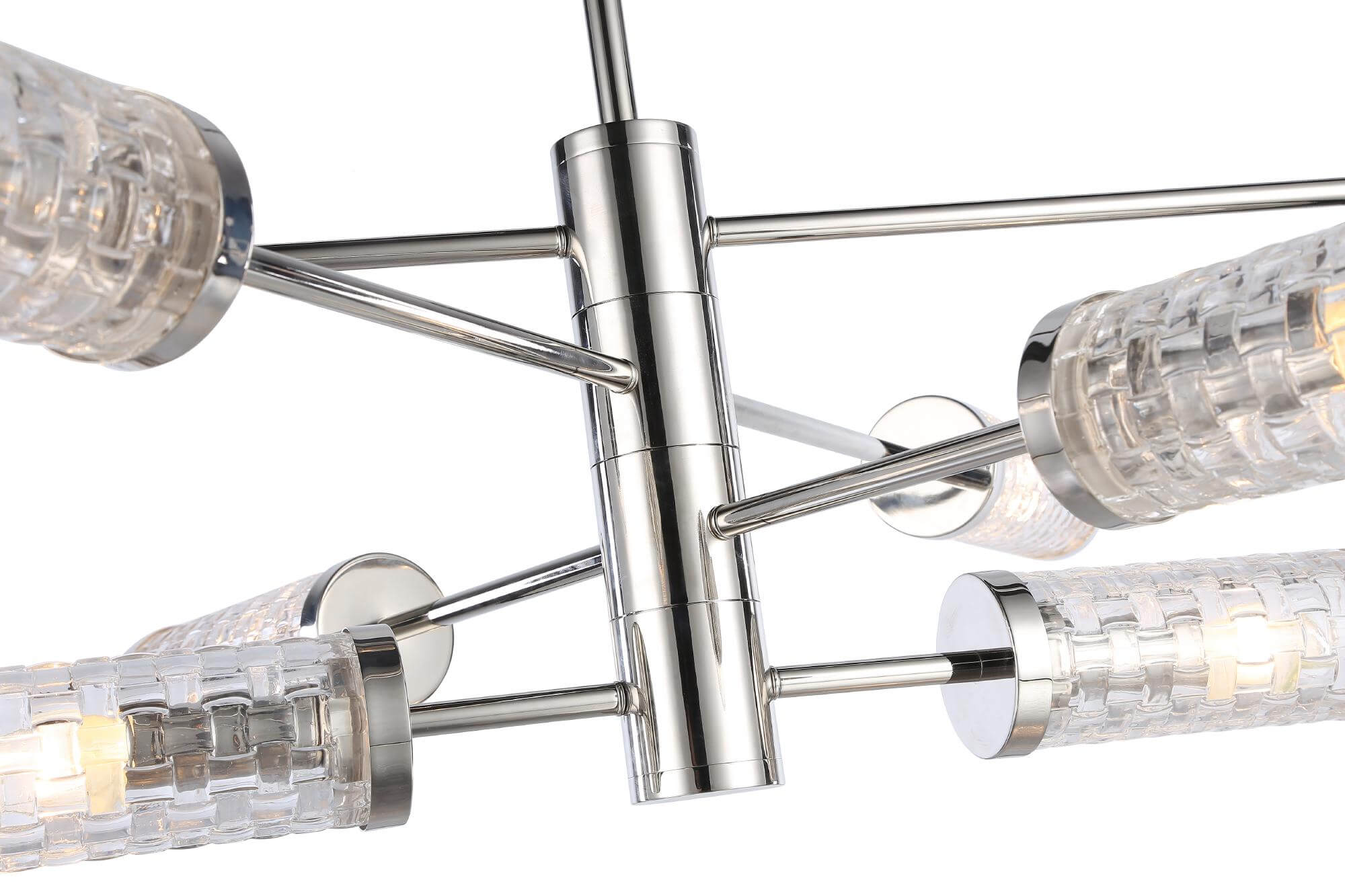 подвесная люстра carisma 484 pl08 polished nickel