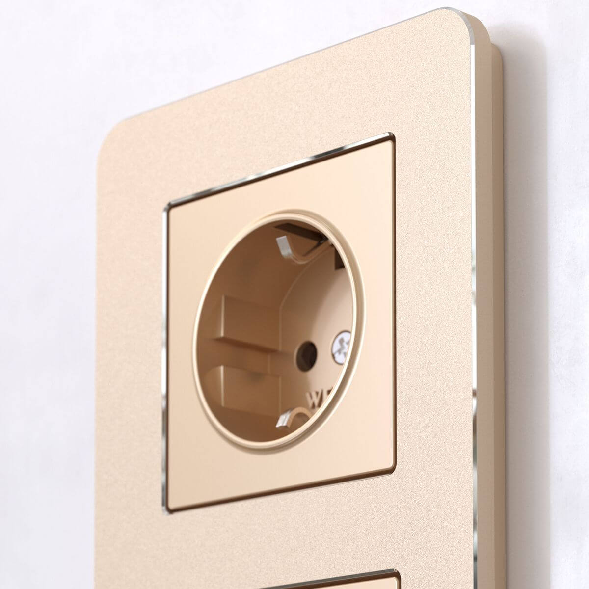 рамка на 4 поста werkel platinum шампань 4690389184529 w0042611