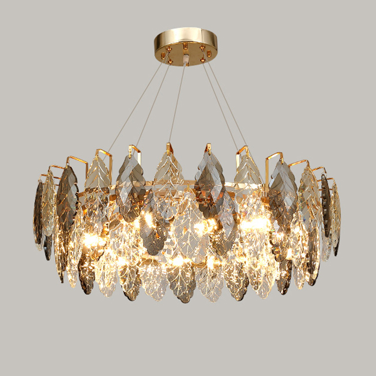 люстра d8011p/r-800 gold/smoky delight collection