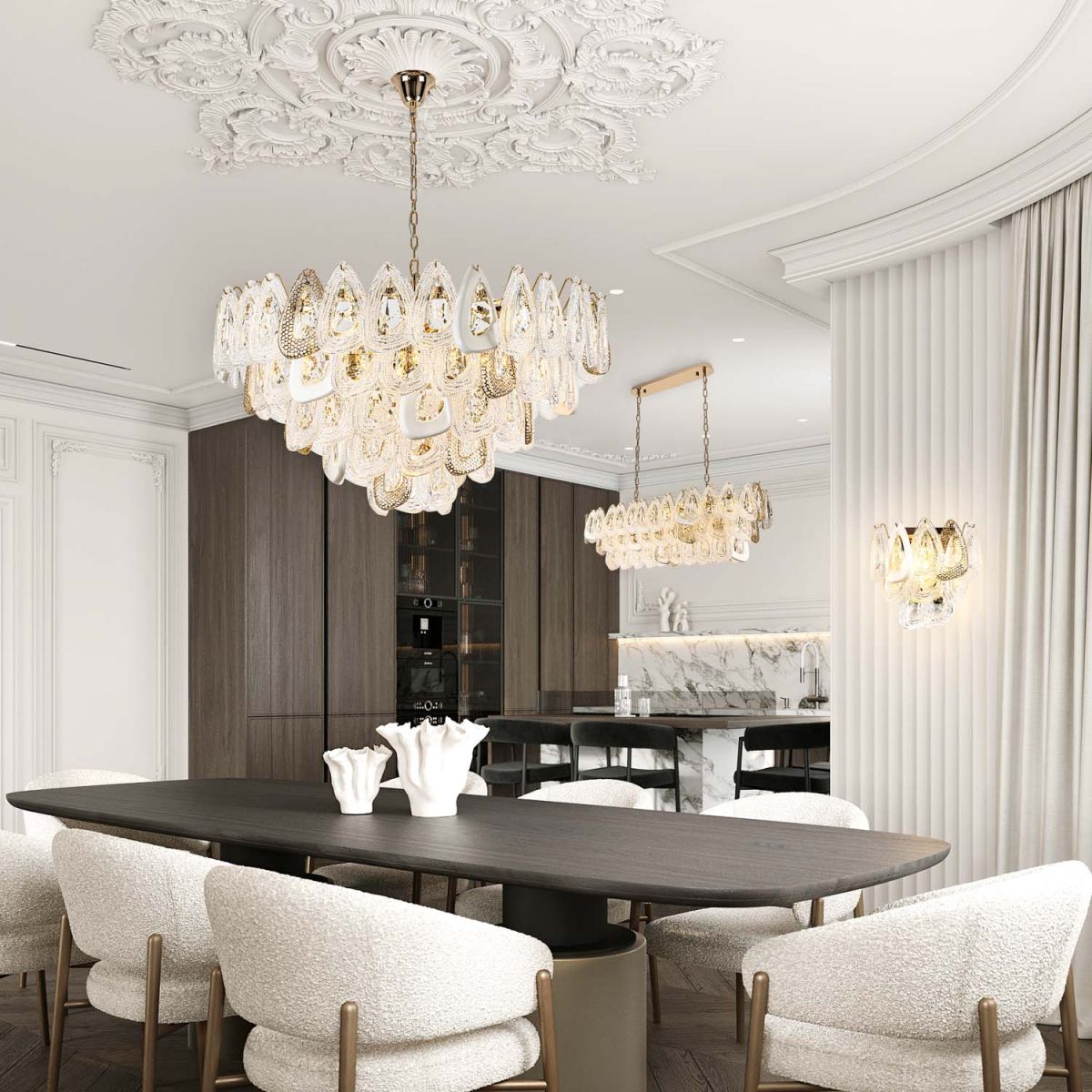 подвесная люстра modelux ml.6775.800 gd