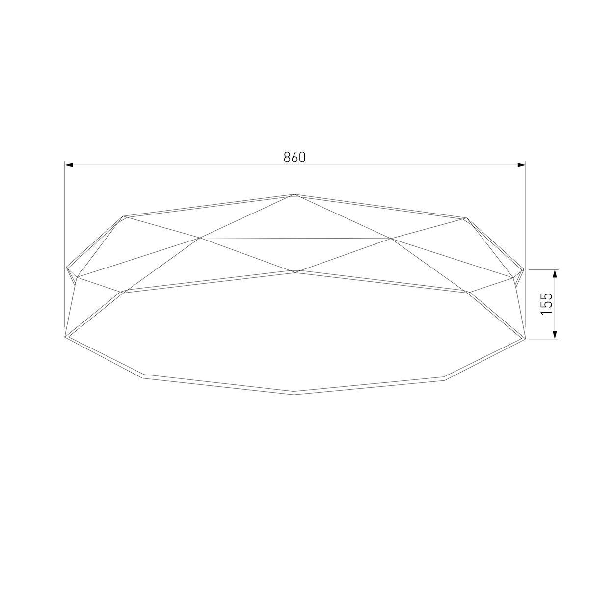 потолочный светильник tk lighting 4227 kantoor black