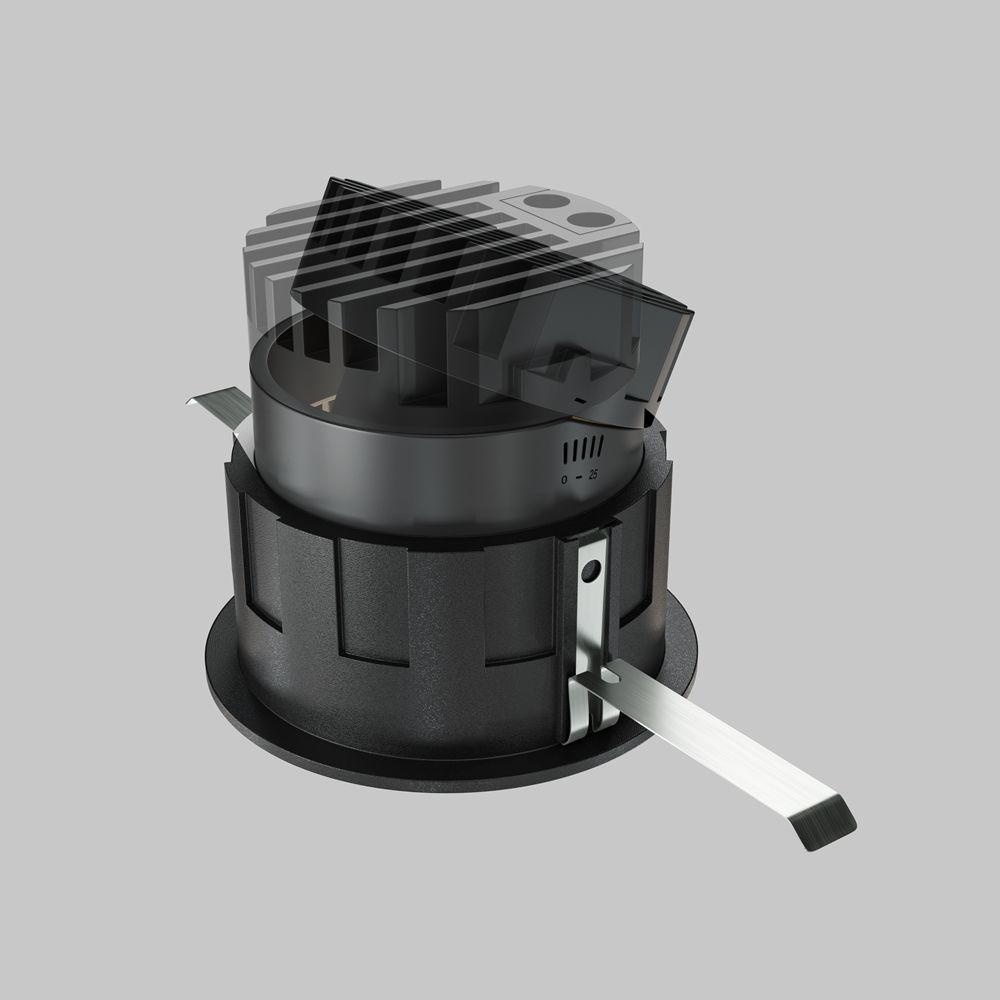встраиваемый светодиодный светильник maytoni technical wise dl057-10w3k-b
