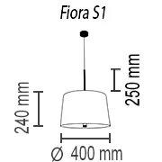 подвесной светильник topdecor fiora s1 19 04sat