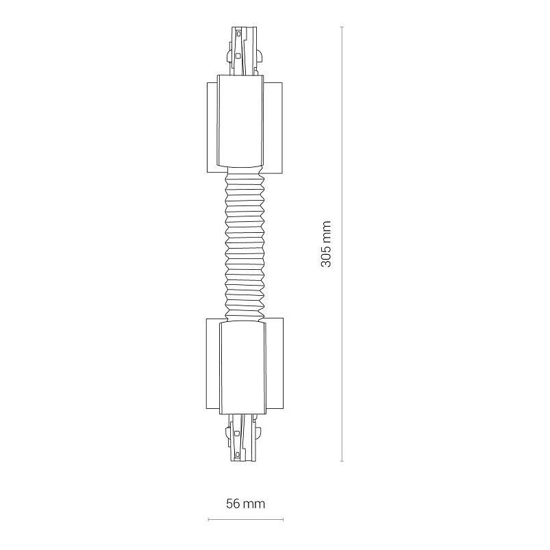 коннектор гибкий nowodvorski ctls power 8676