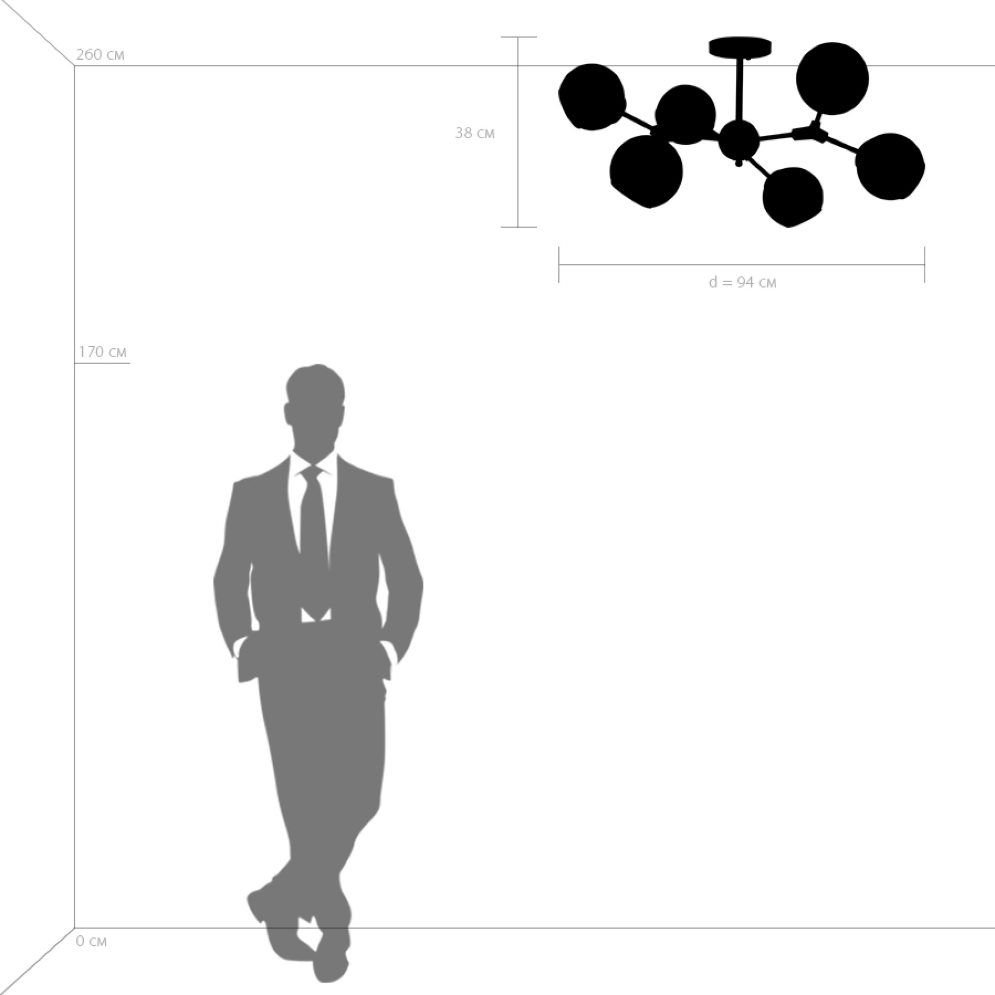 люстра на штанге lightstar beta 785063