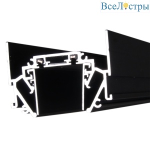 RL 06300 track rail 3000mm BK