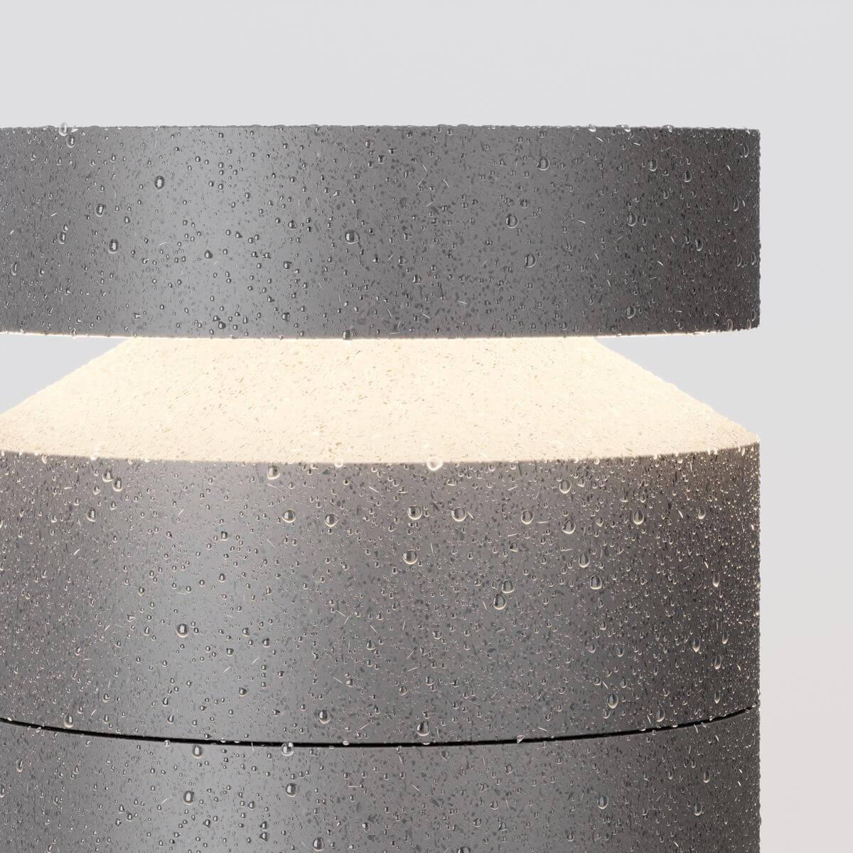 уличный светодиодный светильник maytoni betone o469fl-l20cm3k1