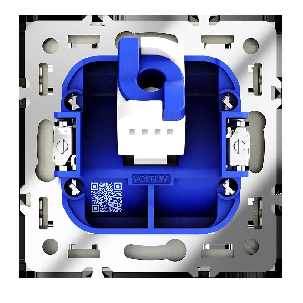 розетка компьютерная встраиваемая voltum s70 rj45 кат.6, (шелк) vls060104