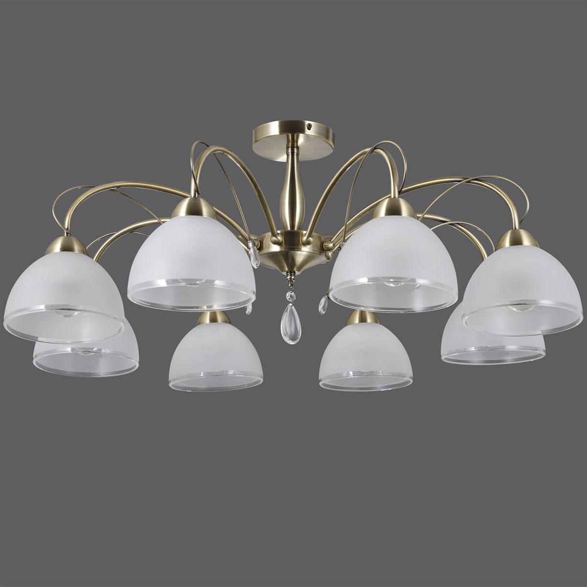 люстра на штанге illumico il0506-8csq-25ab elite