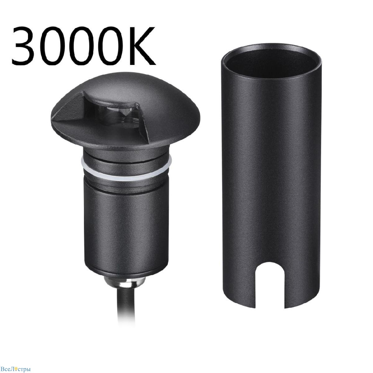 грунтовый светильник odeon light nature wald 6662/1gl3