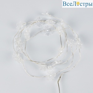 ULD-S1900-020/STB/2AA WHITE IP20 SNOWFLAKES MINI