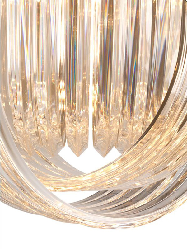 подвесная люстра delight collection murano glass kr0116p-6 black