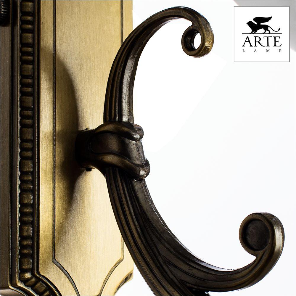 бра arte lamp windsor white a3777ap-1ab