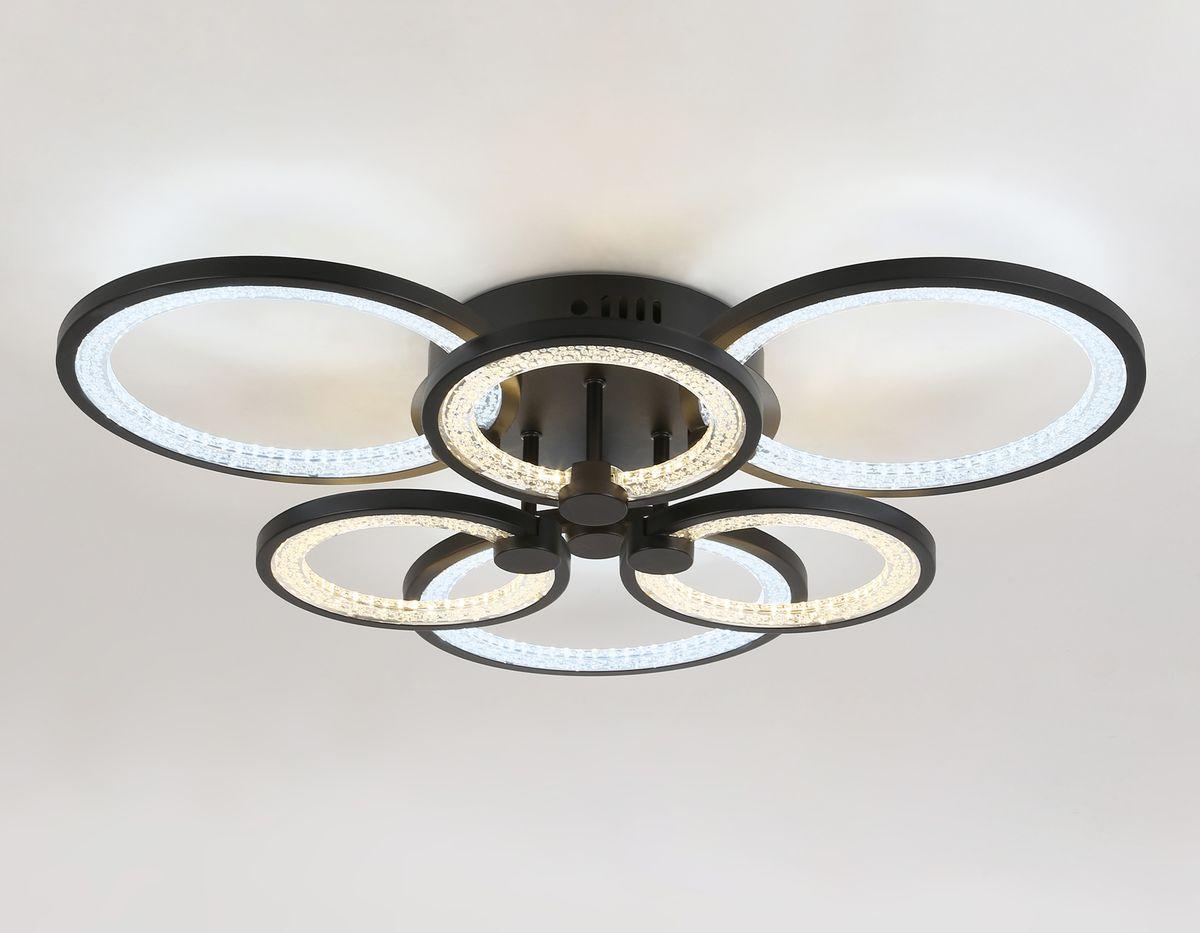 потолочная светодиодная люстра ambrella light acrylica original fa4092