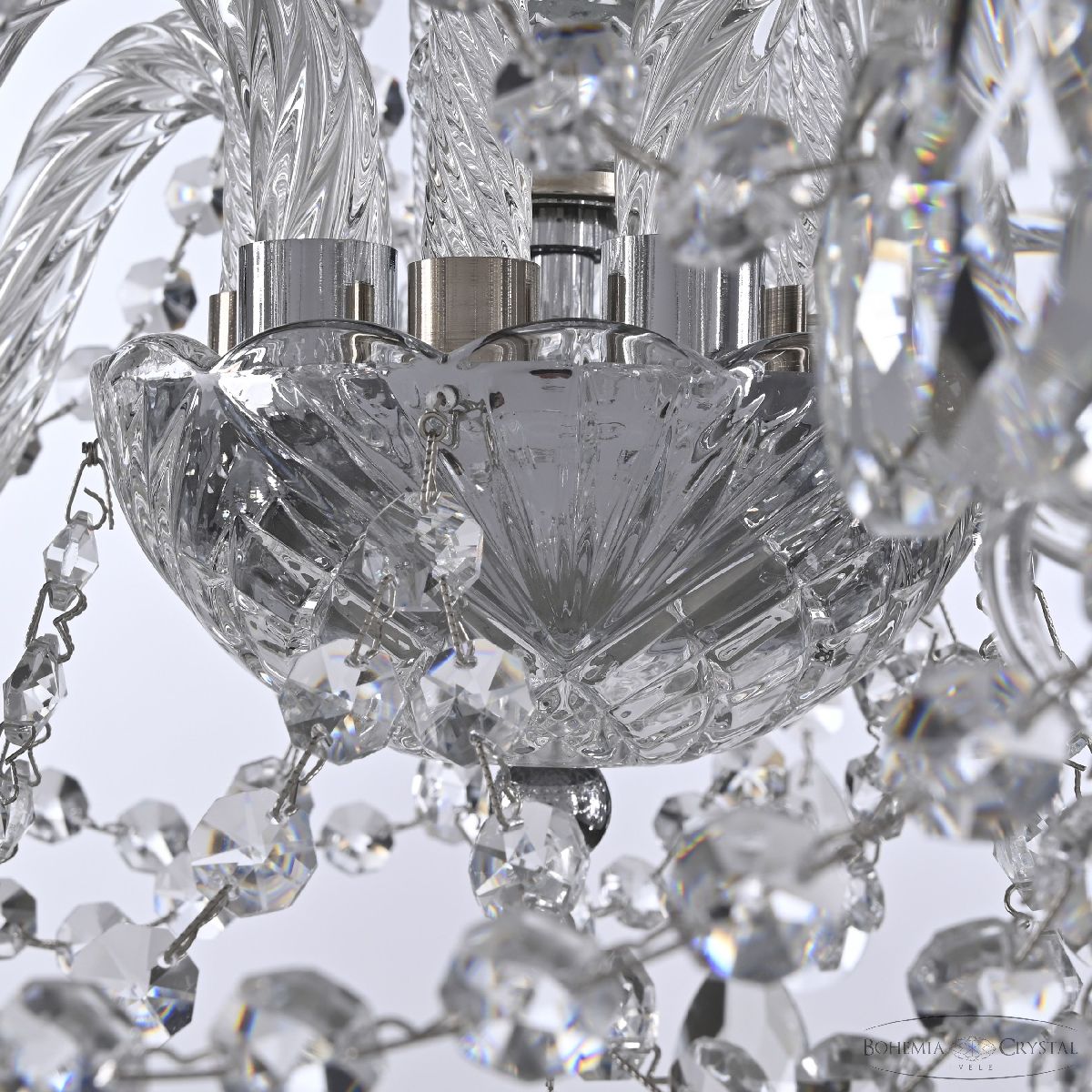 подвесная люстра bohemia ivele crystal 105/5/141 ni