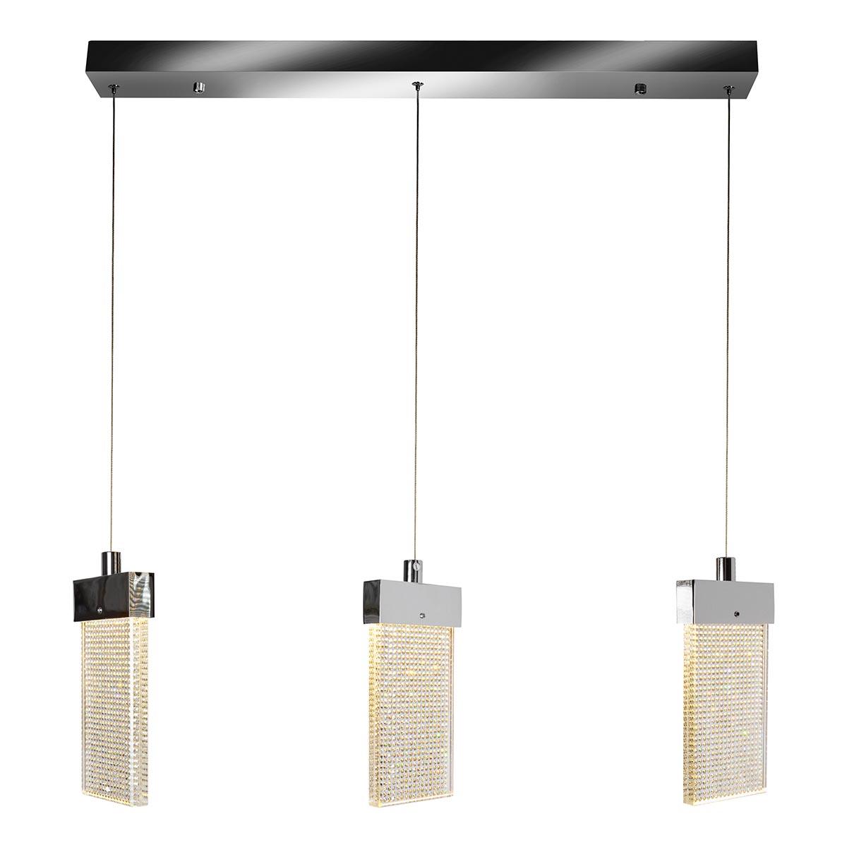 подвесной светодиодный светильник iledex pixel c4430-3l cr