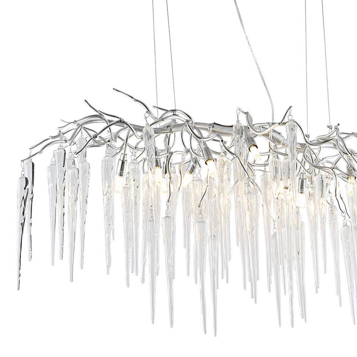 подвесная люстра lumien hall emelin lh3066/12pr-sl-cl