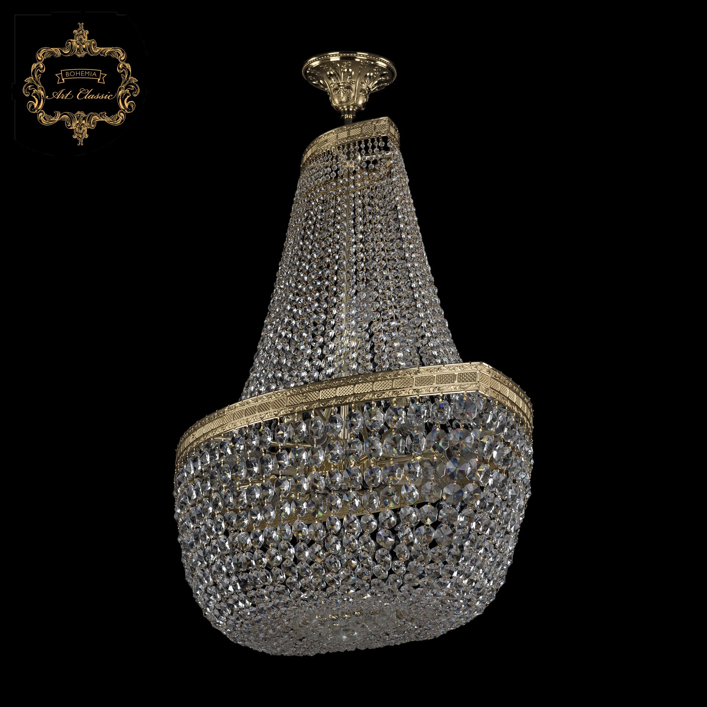 потолочная люстра art classic 21.283.h1.100sp.g