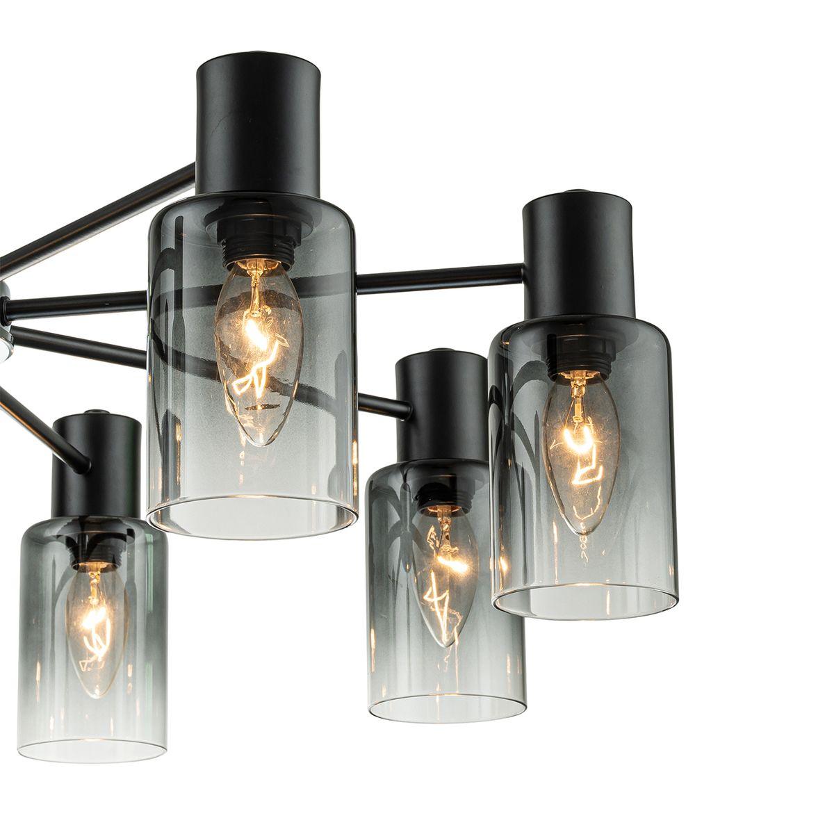 потолочная люстра escada diversity 2120/8p black