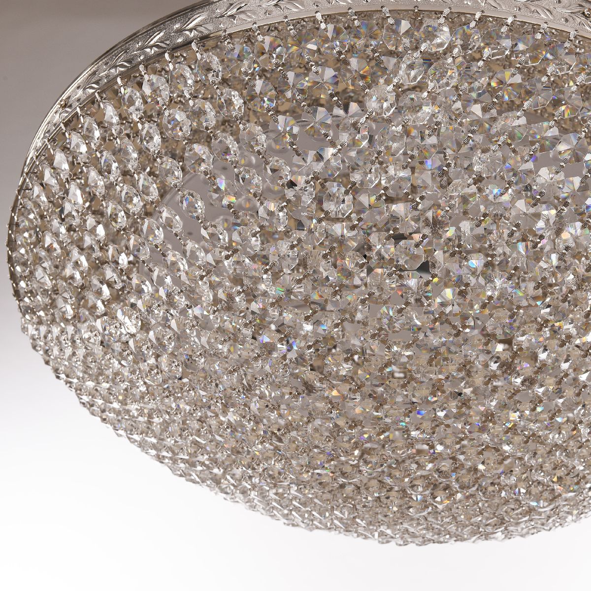 потолочная люстра bohemia ivele crystal 19321/45iv/led-dim ni