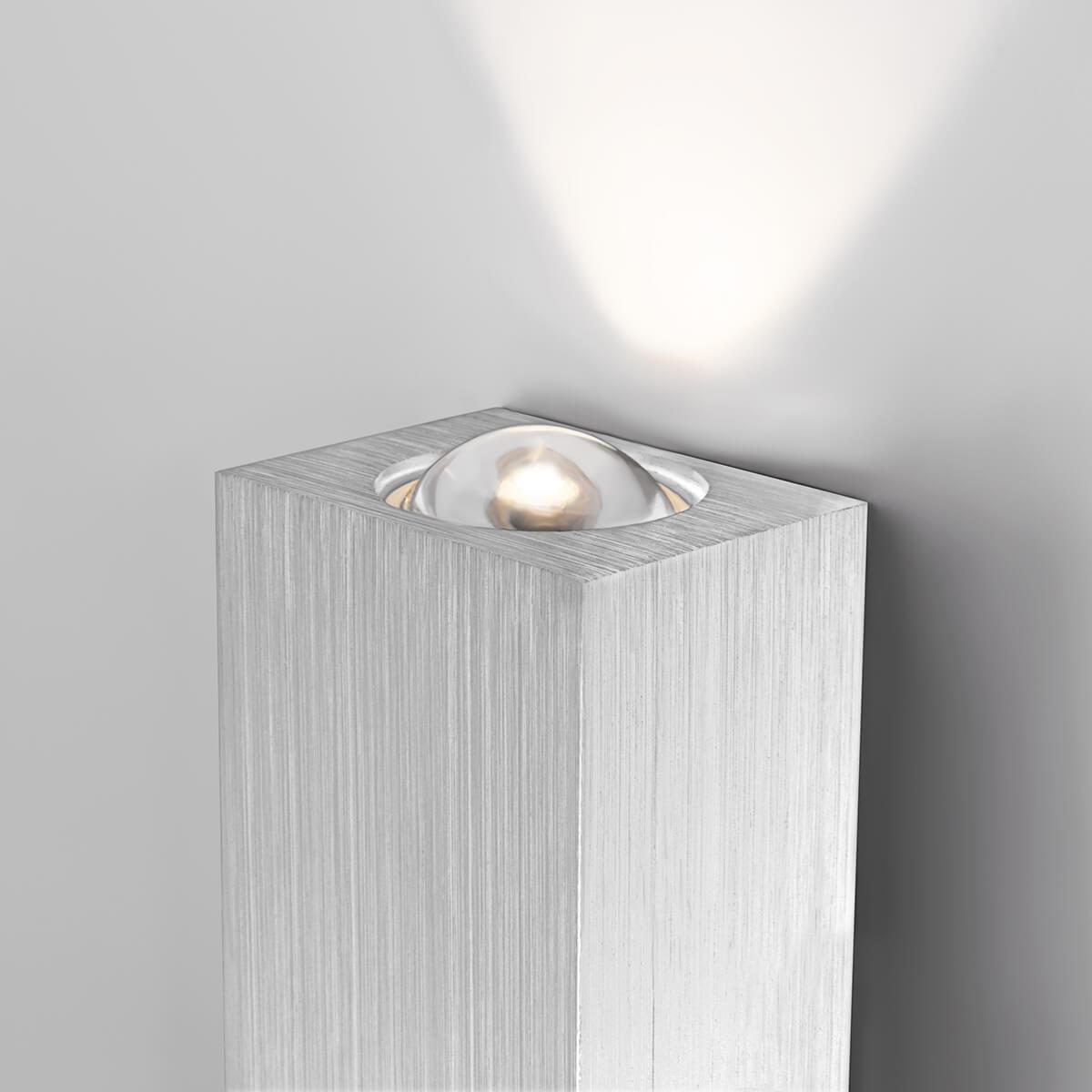 настенный светодиодный светильник elektrostandard petite led 40110/led сталь 4690389176838