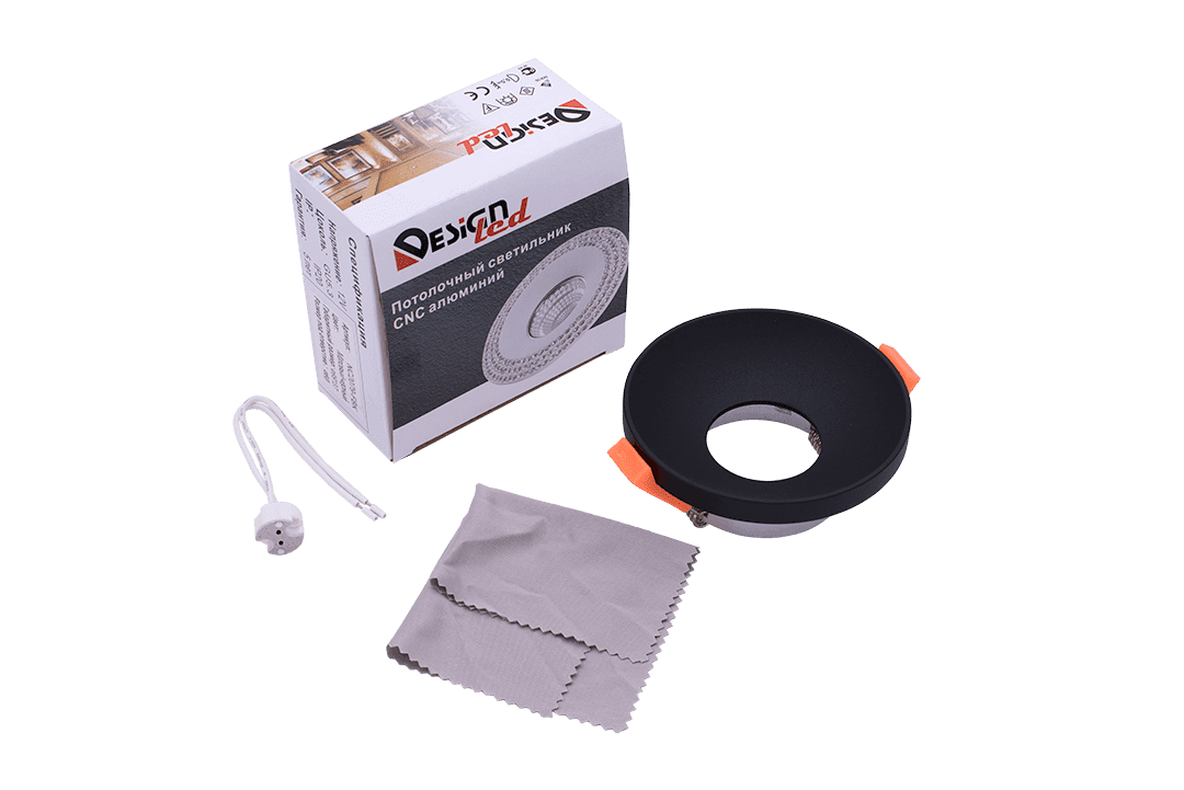 встраиваемый светильник designled nc2079-bk+w 002669