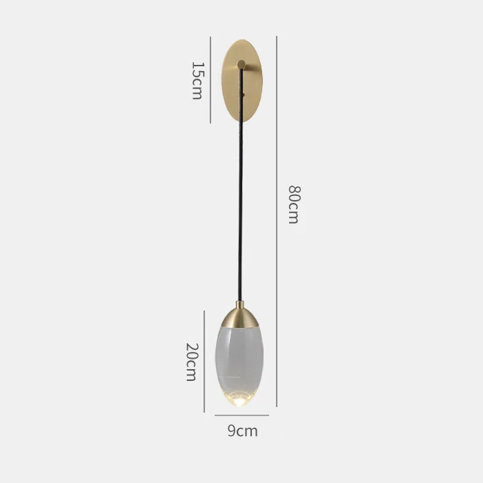 бра delight celestial mt8847-1w brass