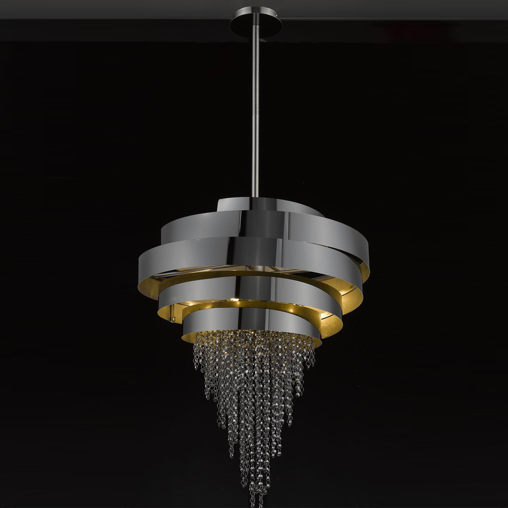 подвесная люстра delight collection 68044 black chrome