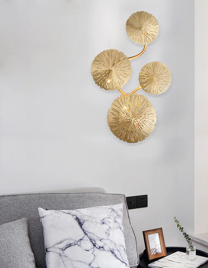 настенный светильник delight collection 10260w/4 gold