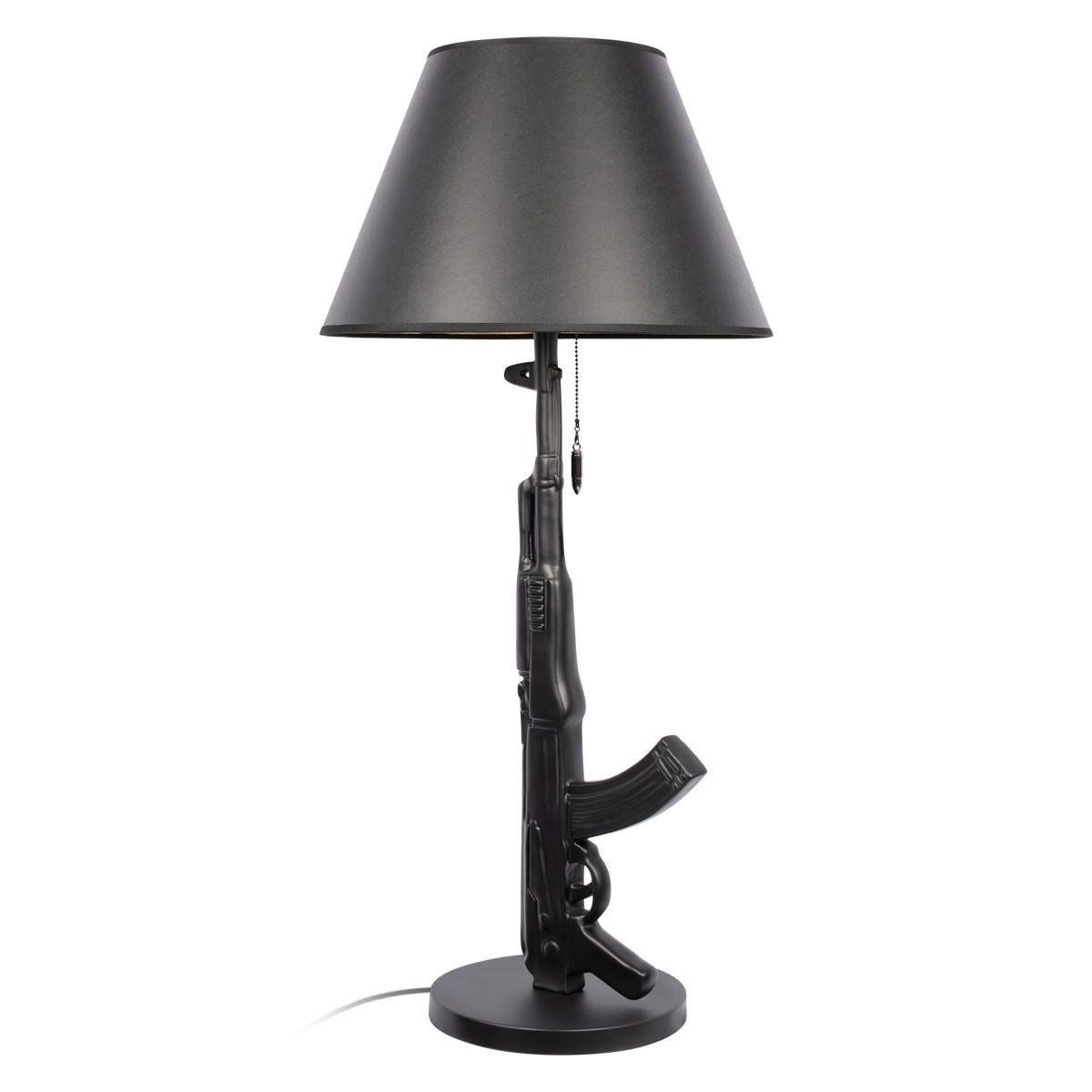 настольная лампа loft it arsenal 10136/b dark grey
