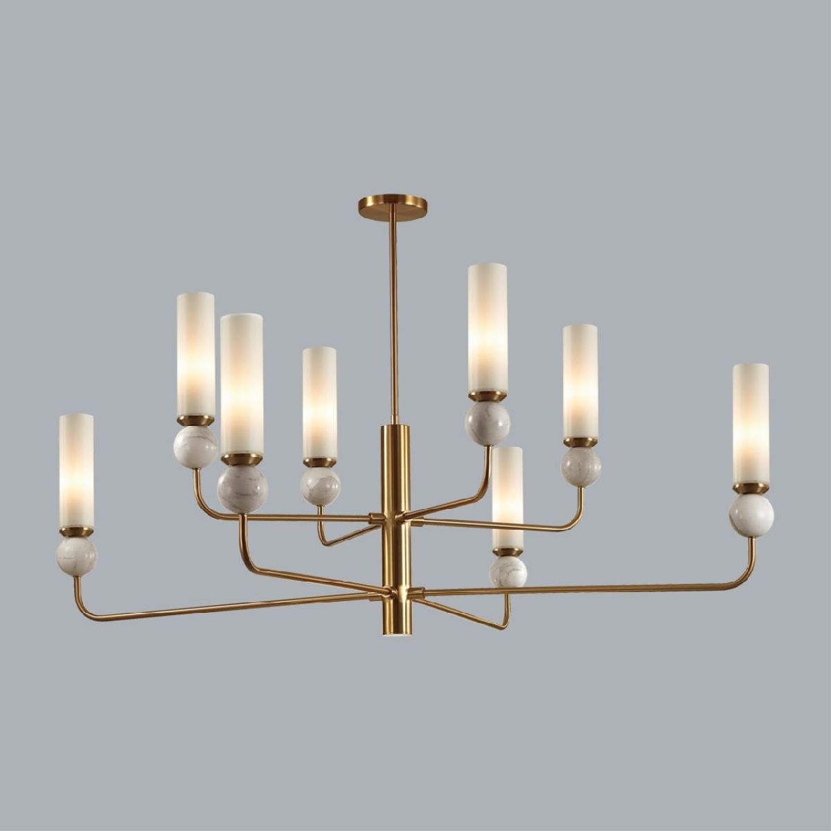 люстра на штанге odeon light lolla 4359/8