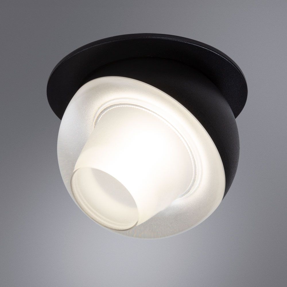 встраиваемый светильник arte lamp deneb a7249pl-1bk