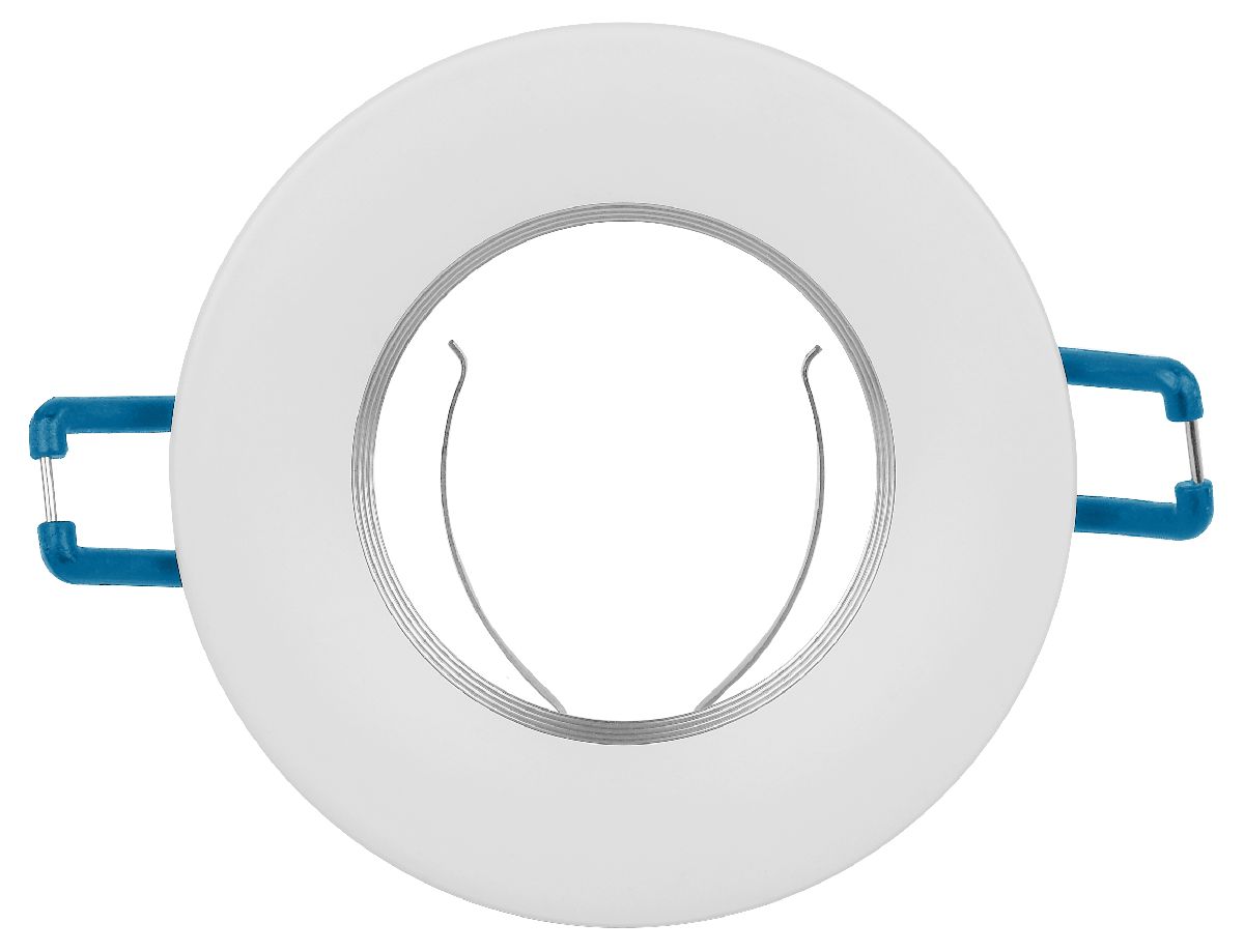 встраиваемый светильник эра kl107 wh/sl б0061096