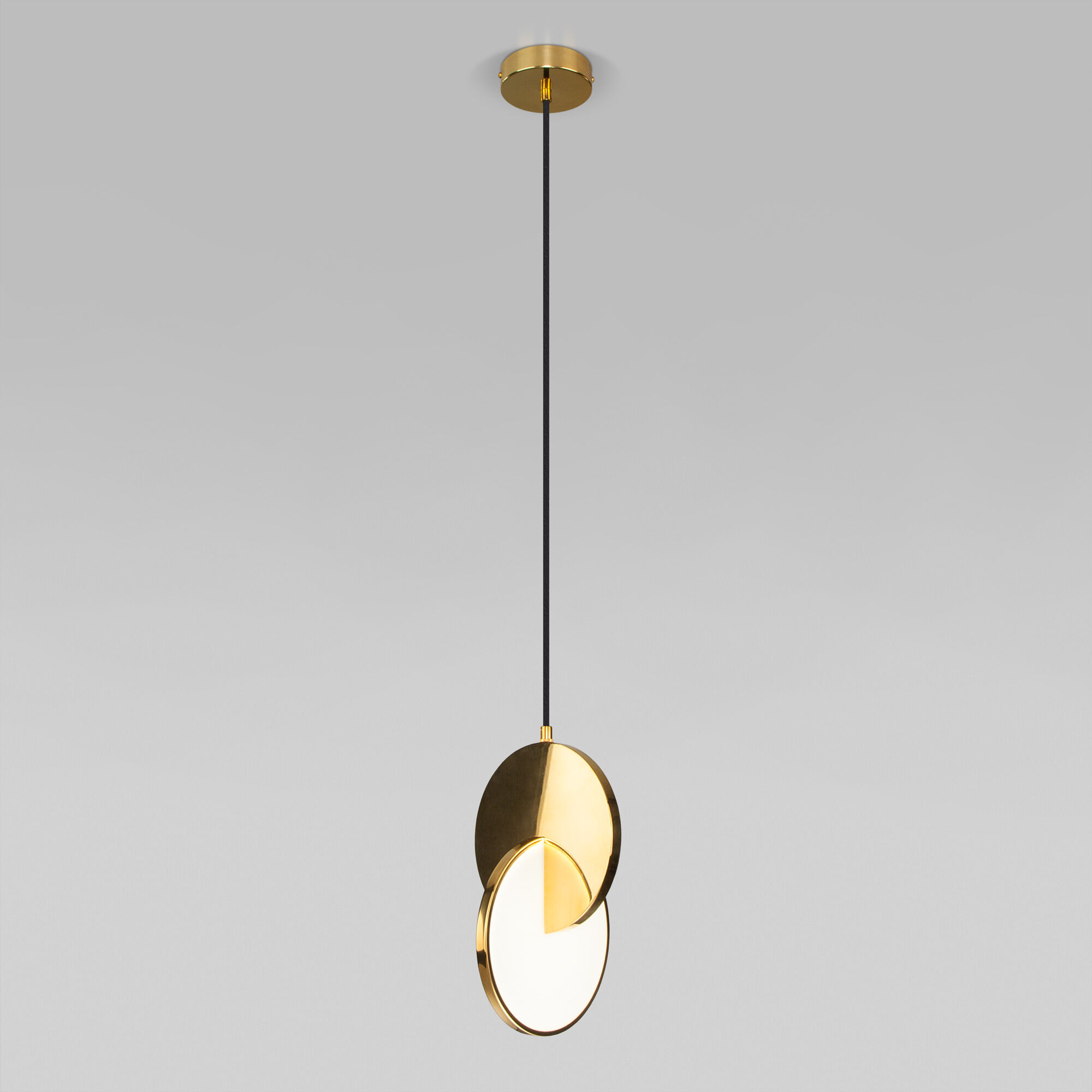 подвесной светильник eurosvet lang 50225/1 led золото a057336