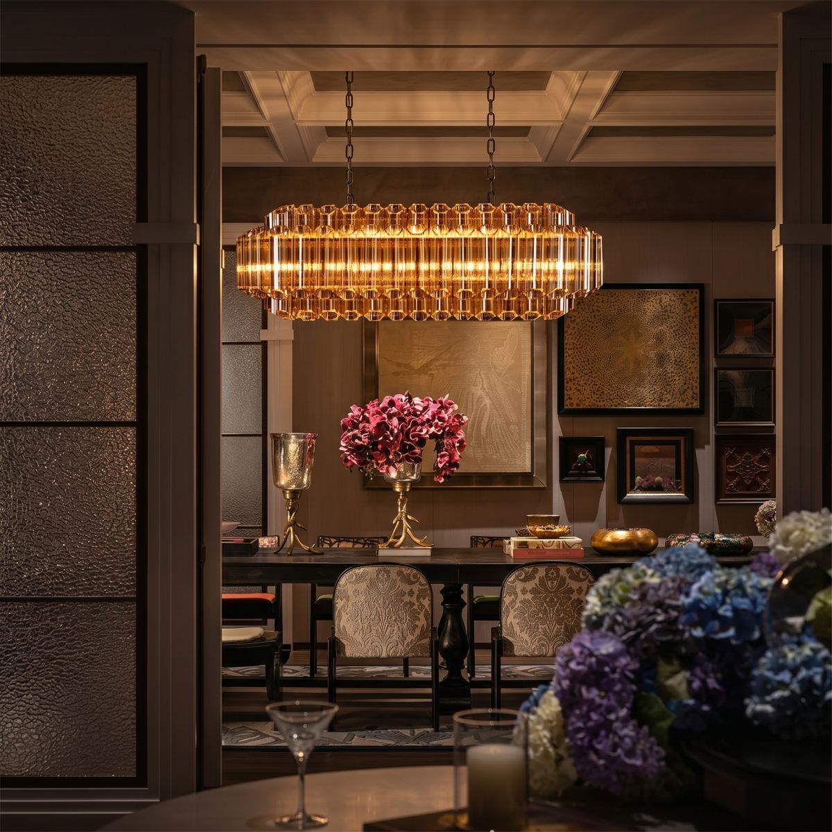 подвесная люстра loft it celebration 10579/1000r amber