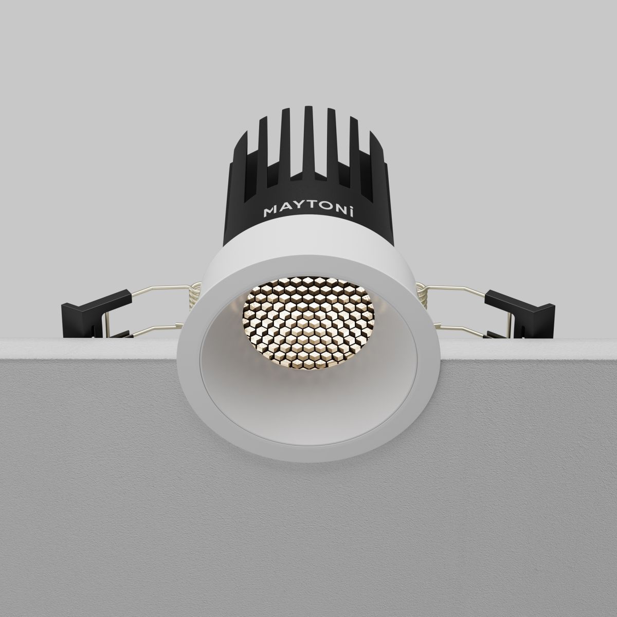 встраиваемый светильник maytoni dip dl117-15w-4k-w